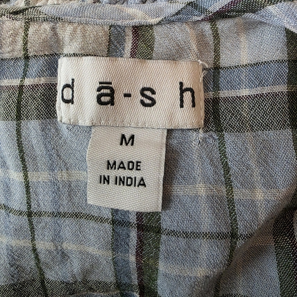 Ash Blue and Green Checkered Shirt - Picture 4 of 4